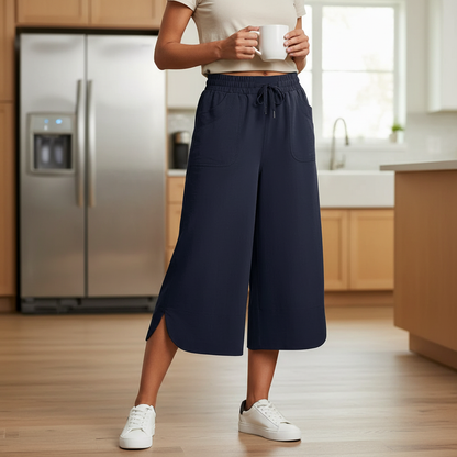 Pierina Danesi™ Relaxed Cropped Pants for Lounge and Outings