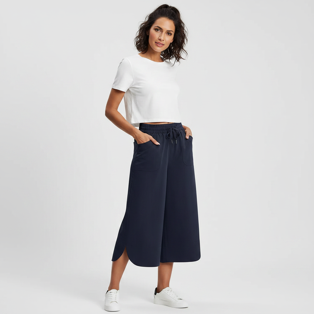 Pierina Danesi™ Relaxed Cropped Pants for Lounge and Outings