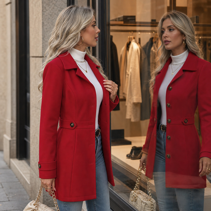 Pinuccia Panetta™ Belted City Coat for Effortless Cold-Weather Style