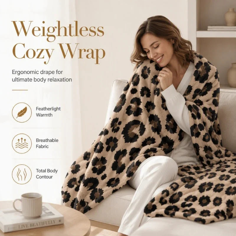Plushara™ Soft Leopard Blanket for Stylish Comfort