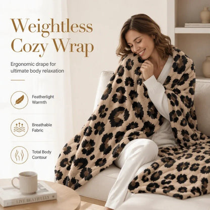 Plushara™ Soft Leopard Blanket for Stylish Comfort
