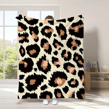 Plushara™ Soft Leopard Blanket for Stylish Comfort