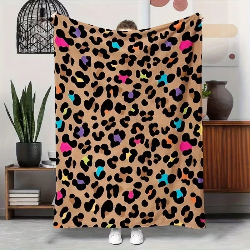 Plushara™ Soft Leopard Blanket for Stylish Comfort