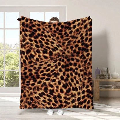 Plushara™ Soft Leopard Blanket for Stylish Comfort