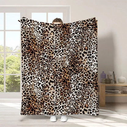 Plushara™ Soft Leopard Blanket for Stylish Comfort