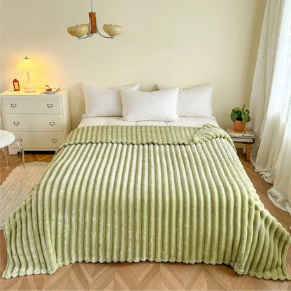 Plushella™ Cozy Rabbit Plush Blanket for Warm Evenings