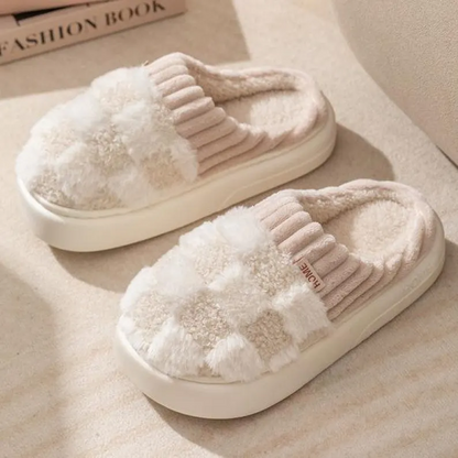 Plushetta™ Cozy Sherpa House Slippers for Warm Winter Comfort