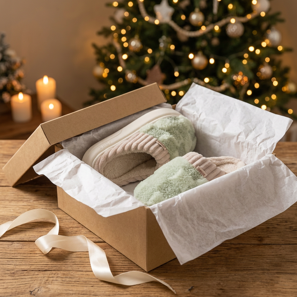 Plushetta™ Cozy Sherpa House Slippers for Warm Winter Comfort