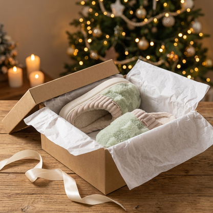 Plushetta™ Cozy Sherpa House Slippers for Warm Winter Comfort