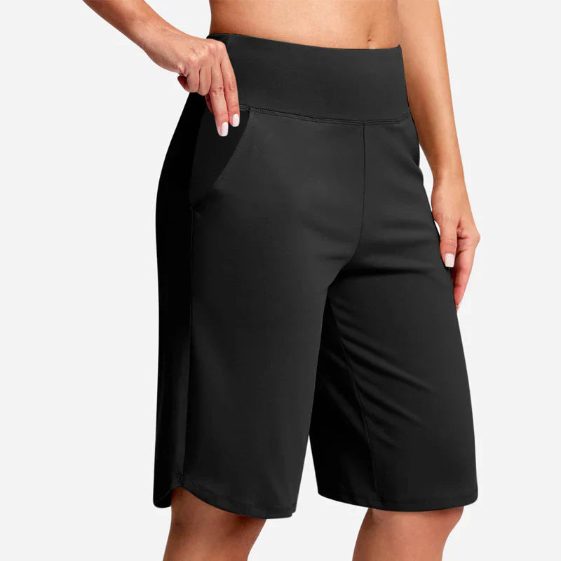 Pocketta™ High-Waist Yoga Shorts with Pockets