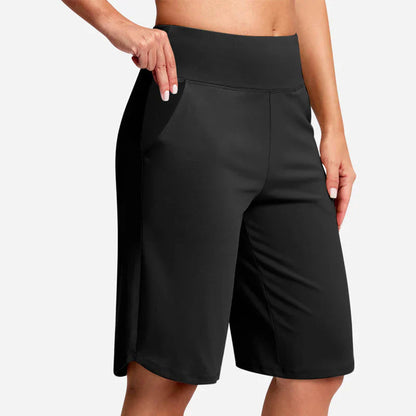 Pocketta™ High-Waist Yoga Shorts with Pockets