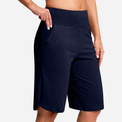 Pocketta™ High-Waist Yoga Shorts with Pockets