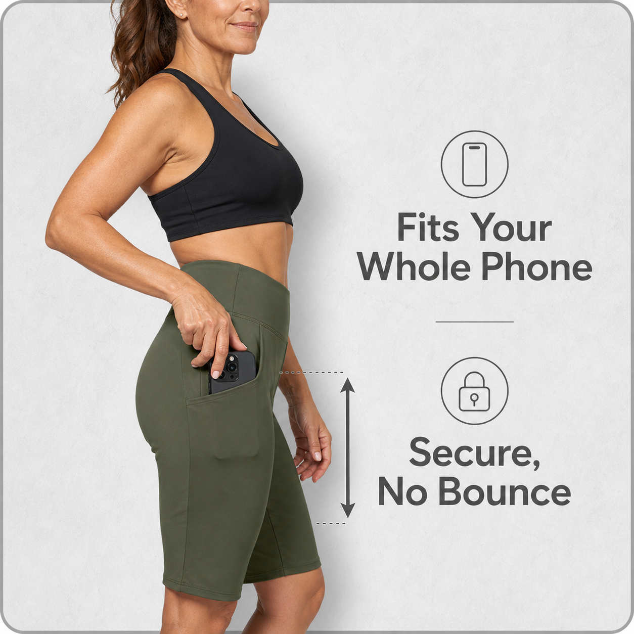 Pocketta™ High-Waist Yoga Shorts with Pockets
