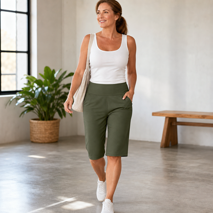 Pocketta™ High-Waist Yoga Shorts with Pockets