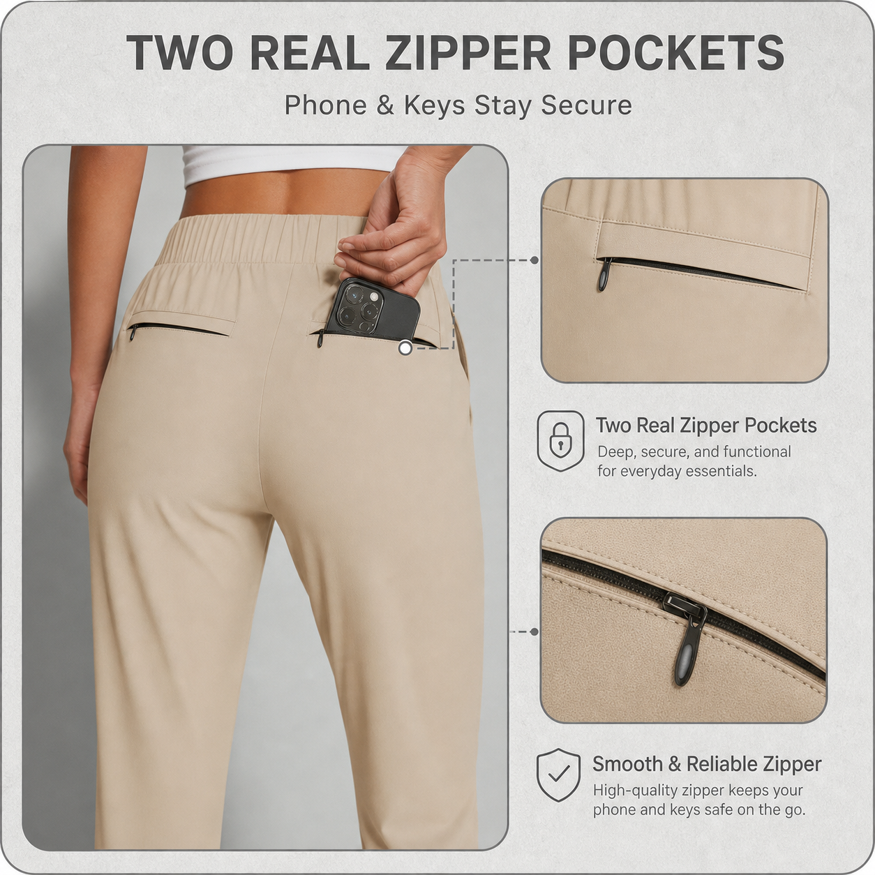 Posanella™ Slimming High-Waisted Pants with Pockets