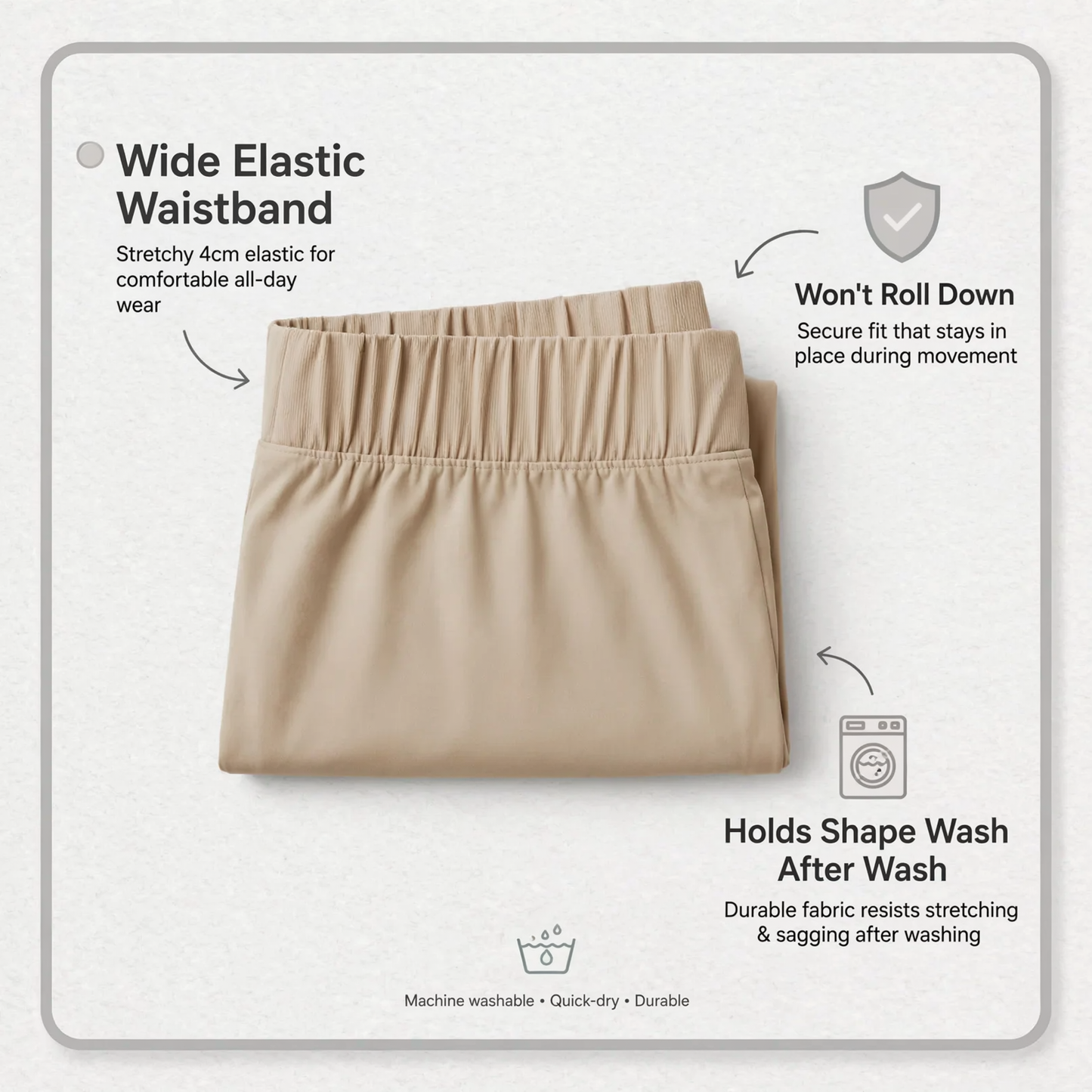 Posanella™ Slimming High-Waisted Pants with Pockets