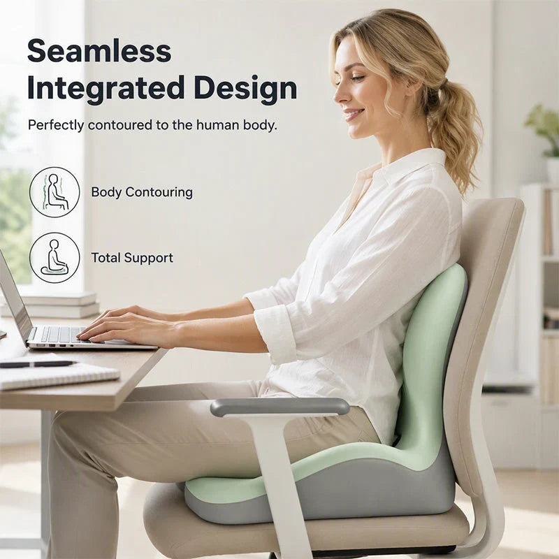 PostureFlow™ Supportive Seat Cushion for Pain-Free Sitting