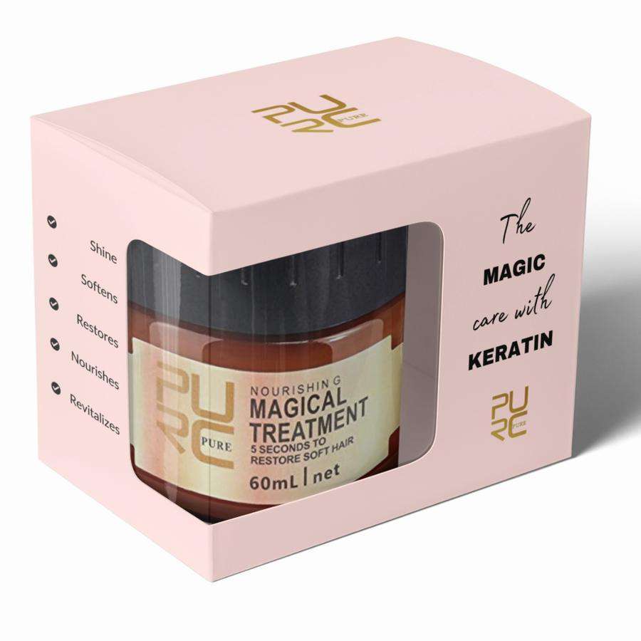 PURE™ Keratin hair mask | Shiny and healthy hair in seconds! (1+1 FREE)