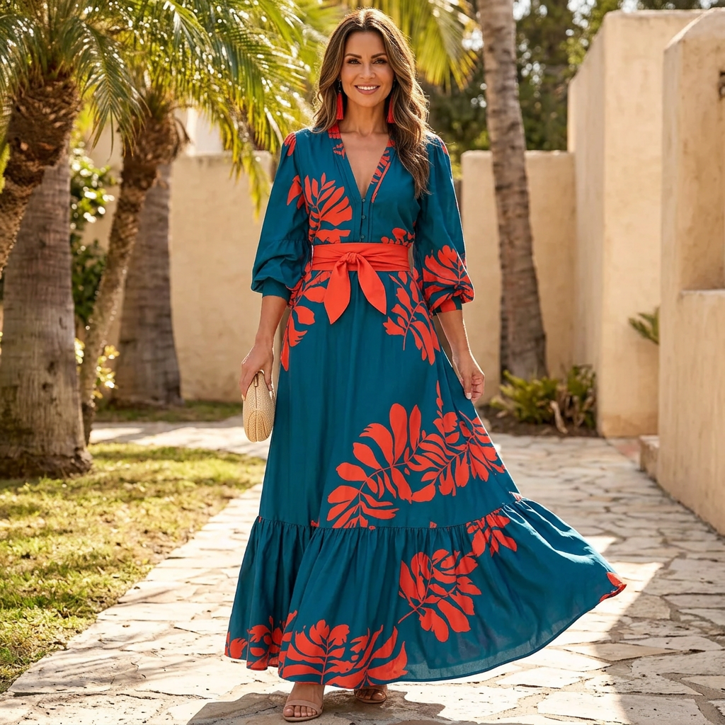 Raffaella Argento™ Breezy Maxi Dress for Effortless Summer Style
