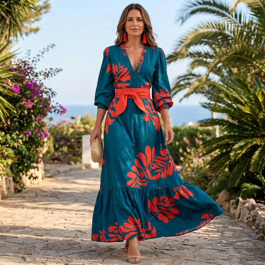 Raffaella Argento™ Breezy Maxi Dress for Effortless Summer Style