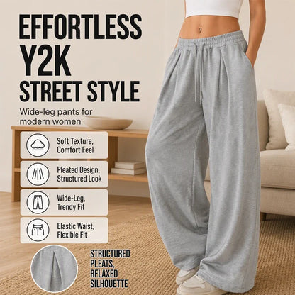 Raffaella Azzolini Casual Pleated Wide Pants - main front product view