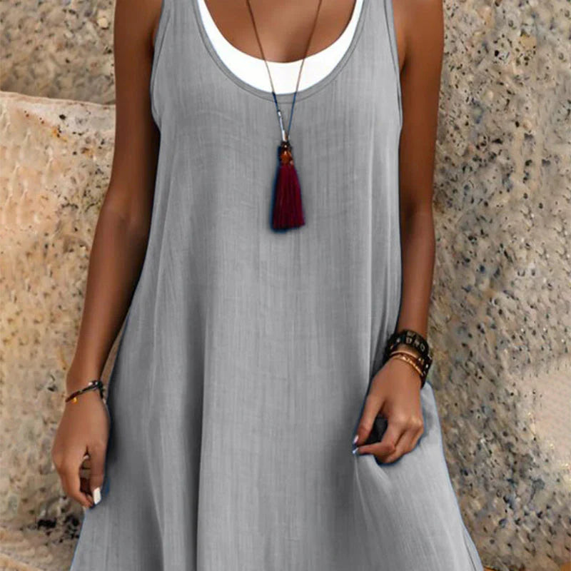 Raffaella Perfetti™ Effortless T-Shirt Dress with Flattering Drape