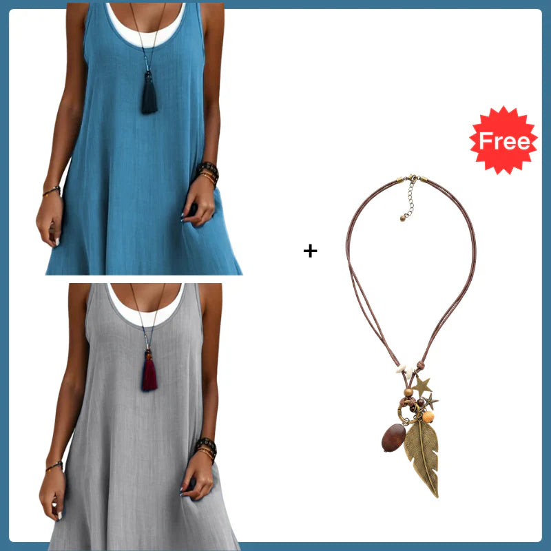 Raffaella Perfetti™ Effortless T-Shirt Dress with Flattering Drape