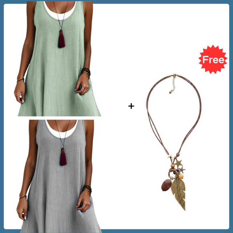 Raffaella Perfetti™ Effortless T-Shirt Dress with Flattering Drape