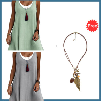 Raffaella Perfetti™ Effortless T-Shirt Dress with Flattering Drape