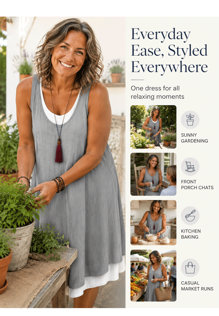 Raffaella Perfetti™ Effortless T-Shirt Dress with Flattering Drape