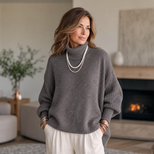 Raimonda Santini™ Oversized Sweater for Effortless Warmth