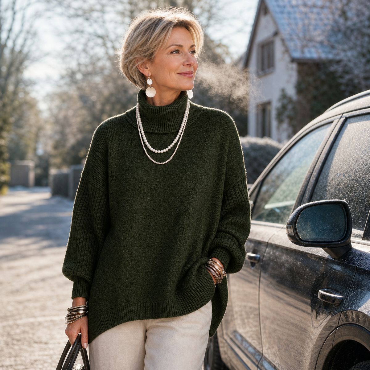 Raimonda Santini™ Oversized Sweater for Effortless Warmth