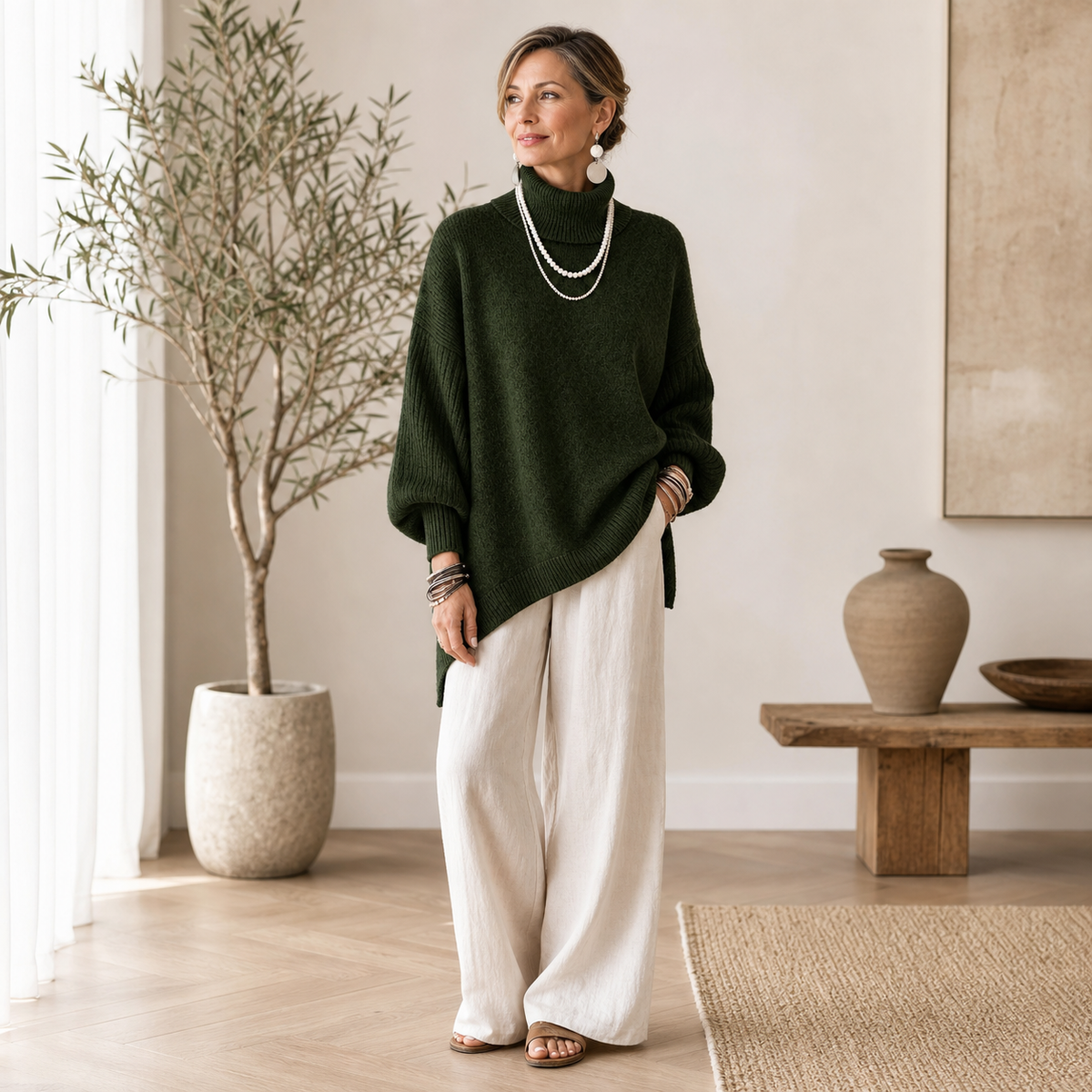 Raimonda Santini™ Oversized Sweater for Effortless Warmth