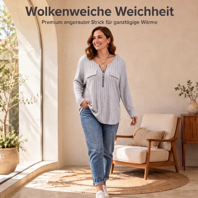 Rebecca Bolzano™ Ribbed Top for Effortless Style
