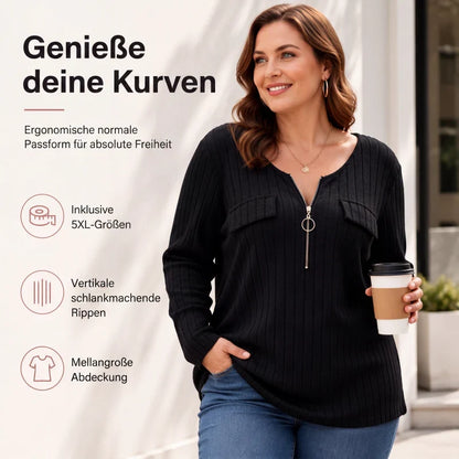 Rebecca Bolzano™ Ribbed Top for Effortless Style