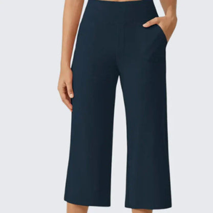 Rebecca Silvi™ Versatile Cropped Wide Leg Pants