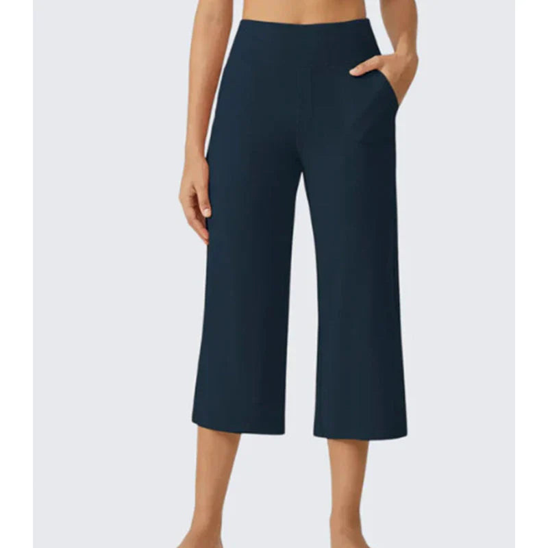 Rebecca Silvi™ Versatile Cropped Wide Leg Pants