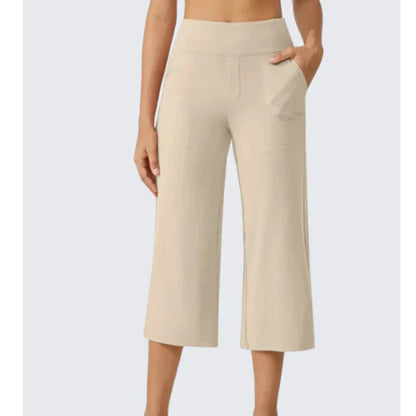 Rebecca Silvi™ Versatile Cropped Wide Leg Pants