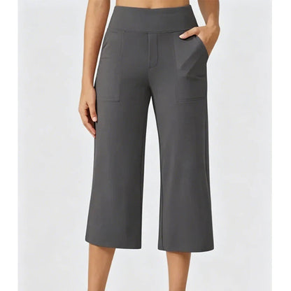 Rebecca Silvi™ Versatile Cropped Wide Leg Pants