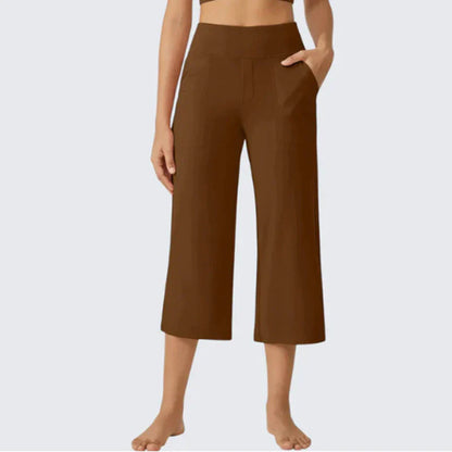 Rebecca Silvi™ Versatile Cropped Wide Leg Pants