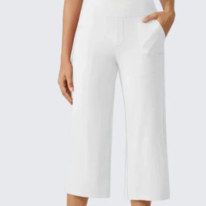 Rebecca Silvi™ Versatile Cropped Wide Leg Pants