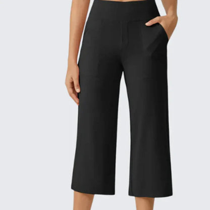 Rebecca Silvi™ Versatile Cropped Wide Leg Pants