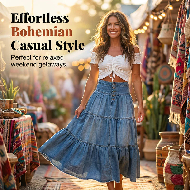 Renata Domenighini™ Flowing Maxi Skirt for Effortless Style