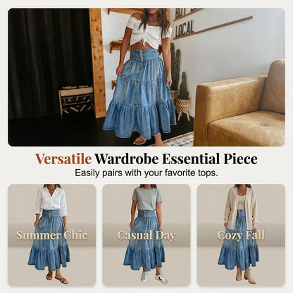 Renata Domenighini™ Flowing Maxi Skirt for Effortless Style