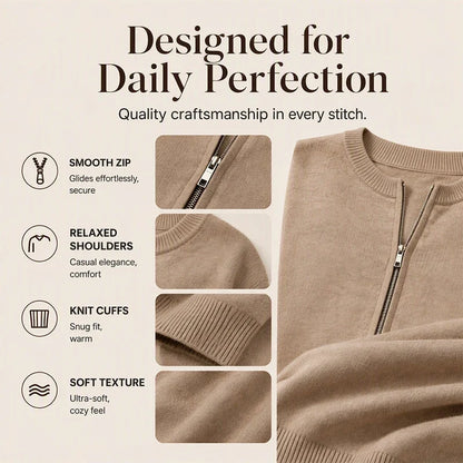 Renza Dossena™ Cozy Zip Jacket for Easy Layering