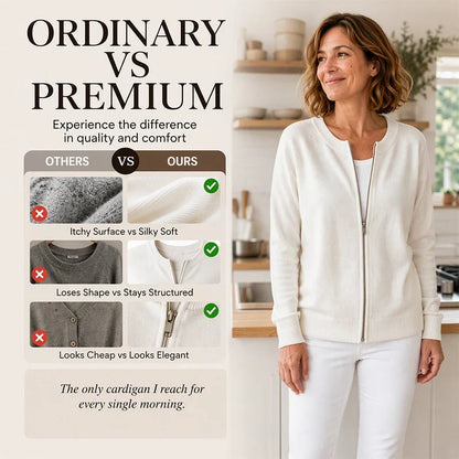 Renza Dossena™ Cozy Zip Jacket for Easy Layering
