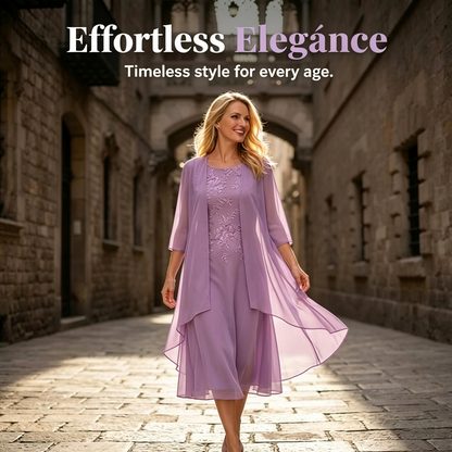 Rina Donadelli™ Coordinated Skirt Set for Effortless Elegance