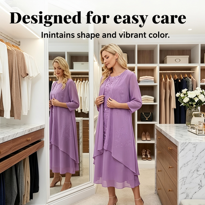 Rina Donadelli™ Coordinated Skirt Set for Effortless Elegance