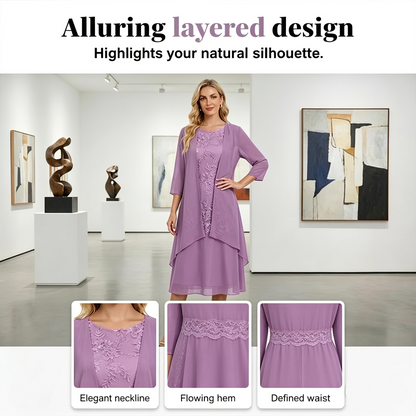 Rina Donadelli™ Coordinated Skirt Set for Effortless Elegance