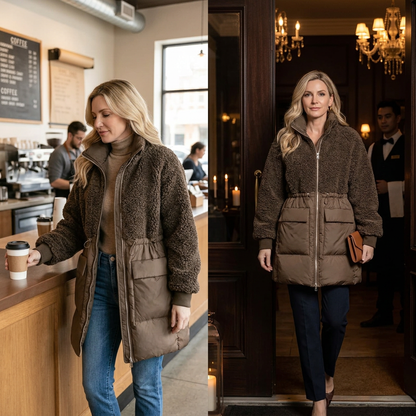 Rita Colonna™ Elegant Winter Coat for Flattering Warmth